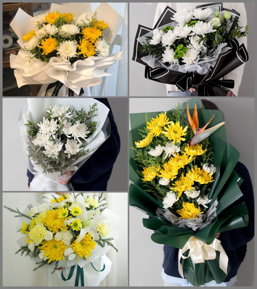 湖南永州零陵区富家桥镇荷塘复村白事花束代送